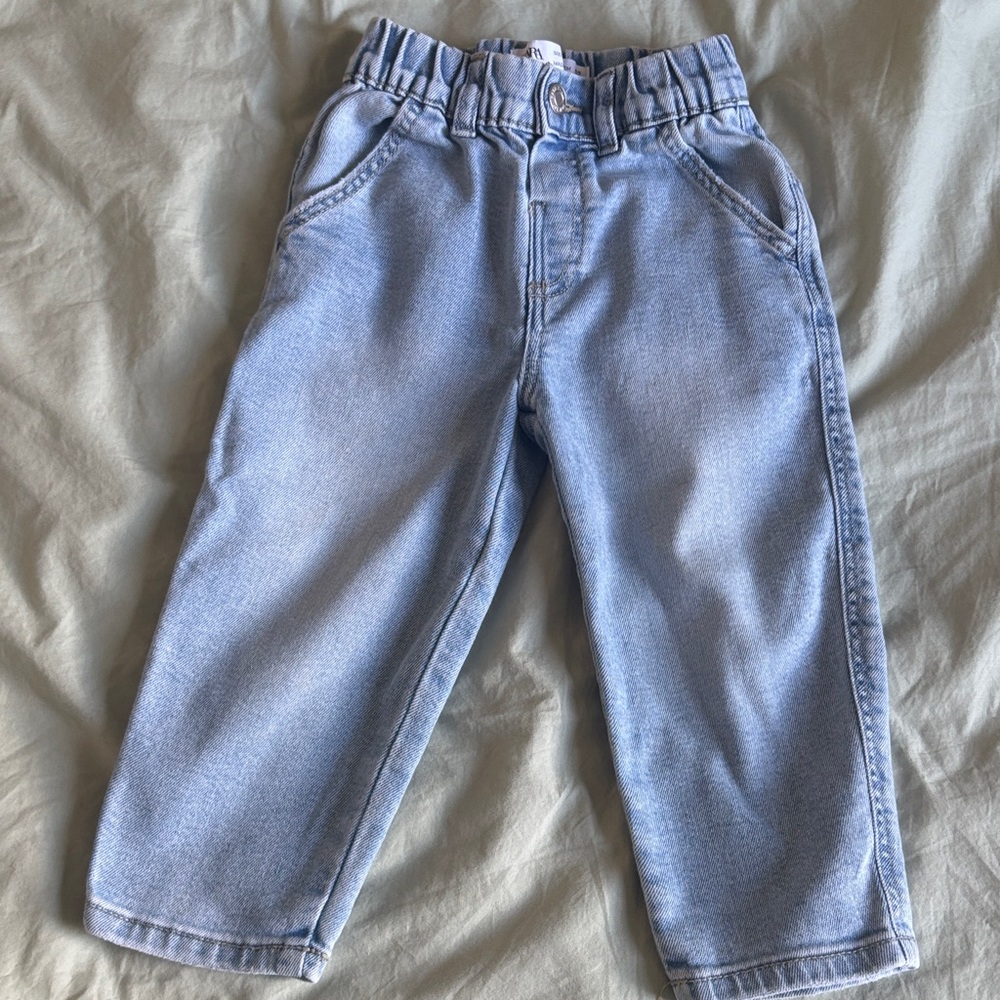 Zara Light Blue Kids Denim Jeans 2T